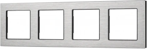 Рамка алюминиевая FRM-PRESTO-ALS-4-GR (Arlight) 043863