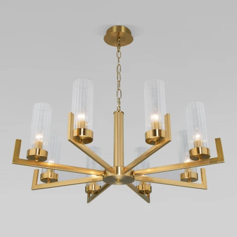 Подвесная люстра Eurosvet Arganie 60133/8 латунь (220V, на цепи)