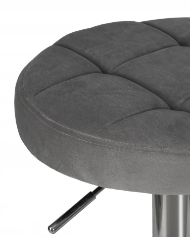 Табурет барный BRUNO (серый велюр (MJ9-75))