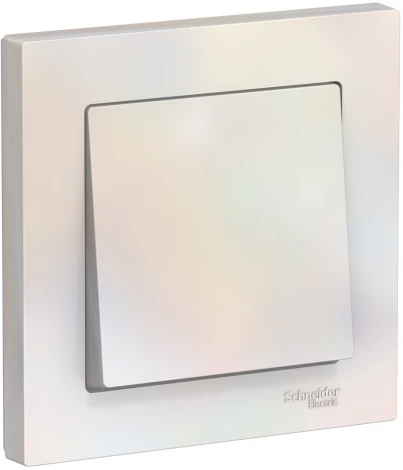 Выключатель встраиваемый одноклавишный (жемчужный) Systeme Electric AtlasDesign ATN000412