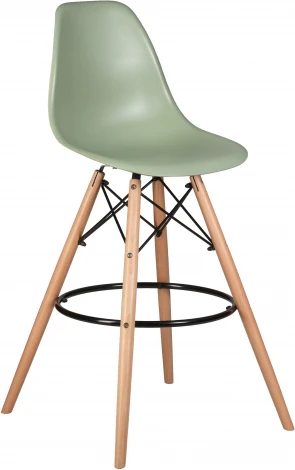 Стул барный DSW BAR (ножки светлый бук, цвет мятный (NX-G-09))