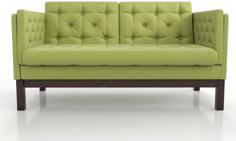 Диван Arsko Айверс М венге зеленая рогожка