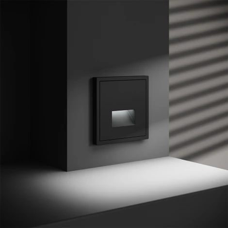 Встраиваемая LED подсветка (черный матовый) Voltum S70 VLS070608