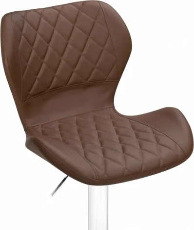 Барный стул Woodville Porch brown / chrome