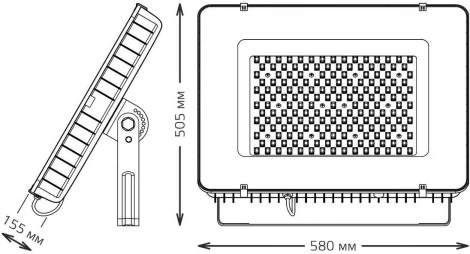 Прожектор уличный светодиодный Qplus 690511400L (220V, IP65)