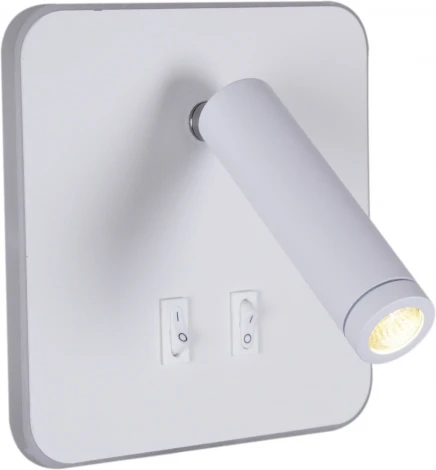 Спот с выключателем светодиодный для чтения Reluce 86202-9.2-001KT LED12W WT (220V)