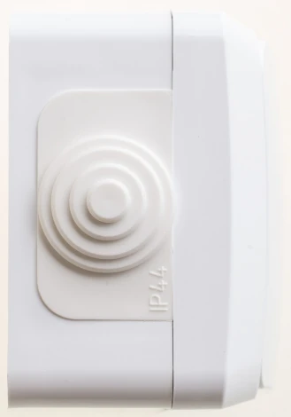 Выключатель накладной одноклавишный (белый) IP44 Systeme Electric BA10-041B