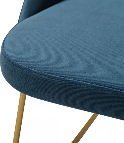 Стул Lars Diag blue/Линк золото R-Home арт.410120154h_Diag blue