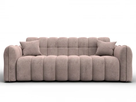 Диван-книжка Лига-112 (ДСП,ЛДСП,Велюр/Бежевый) Лига Диванов 136676