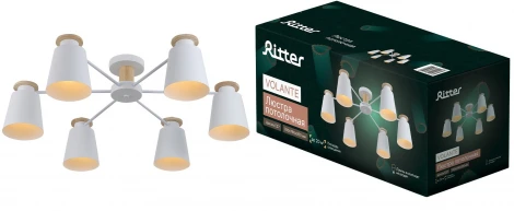 Потолочная люстра на штанге Ritter Volante 52443 4