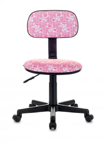 Кресло детское Бюрократ CH-201NX розовый сердца Hearts-Pk крестовина пластик