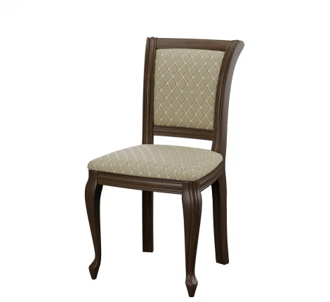 Стул, Орех тёмный, ткань Призма 37/1 Аврора Кабриоль 102173