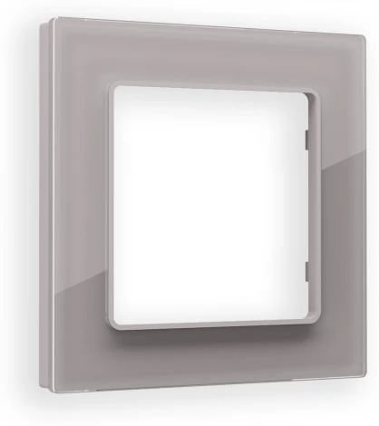 Рамка Ambrella Volt ALFA Platos (Сталь Стекло органическое) 1-ая AF330501