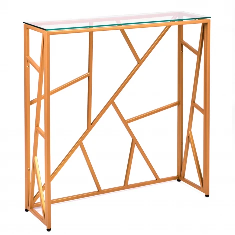 Консольный стол AllConsoles 1054-CG clear золотой