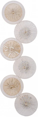 Бра светодиодное Arte Milano AM-1252B 6.1252B.D250.H700.LED G (220V, круглые)