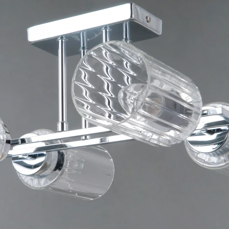 Потолочная люстра на штанге ILLUMICO IL0780-4CSQ-25 CR NAPLES (220V)