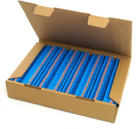 Зажим пружинный 2-х проводной проходной Stekker 49249