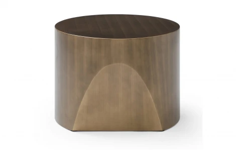 Стол журнальный CT6105-2I (D60) матовая бронза/металл ESF 5873