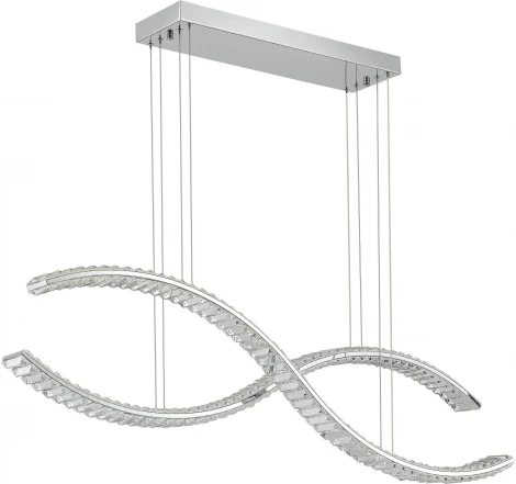 Подвесной светильник ST Luce Aceno SL6206.103.50 Хром/Прозрачный LED 1*50W 3000K (220V, на тросе)