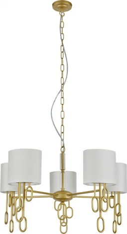 Подвесная люстра (13026/5P Gold) Indigo Amali V000479 (220V, на цепи)