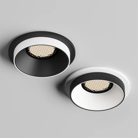 Встраиваемый точечный светильник Denkirs DK2400 DK2400-BK (220V, круглые)