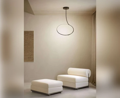 Потолочная люстра на штанге Italline IT013-6025 black 3000K (LED, 220V)