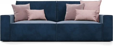 КОРСО-1 Диван прямой, синий D1 furniture арт.AAA41691005