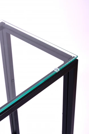 Консольный стол AllConsoles 1012-CB clear черный муар