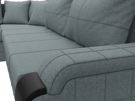 Диван угловой Николь левый угол Лига Диванов (Рогожка) арт.126003L