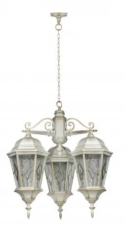 Уличный светильник подвесной Oasis Light ASTORIA 2M 91470M/3 cover Gw ромб (220V, на цепи, IP44)
