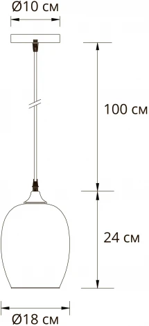 Подвесной светильник Arte Lamp Propus A4344SP-1PB (220V, на проводе)