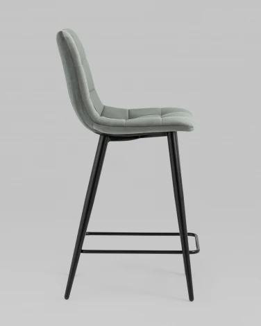 Стул полубарный Джанго велюр серый 2 шт. Stool Group арт.УТ000038497