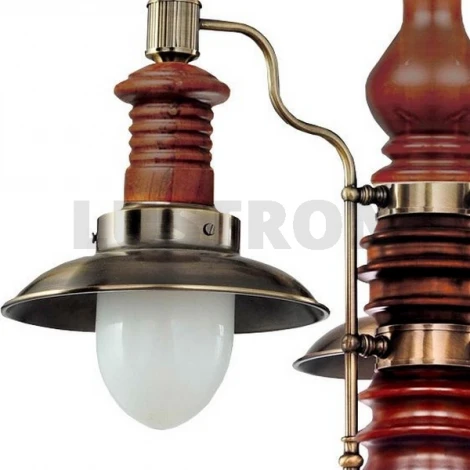 Подвесная люстра N-Light 846 846-03-02 красное дерево+бронза