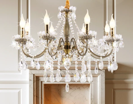 Подвесная люстра Ambrella Traditional TR4950 (220V, на цепи, свеча)