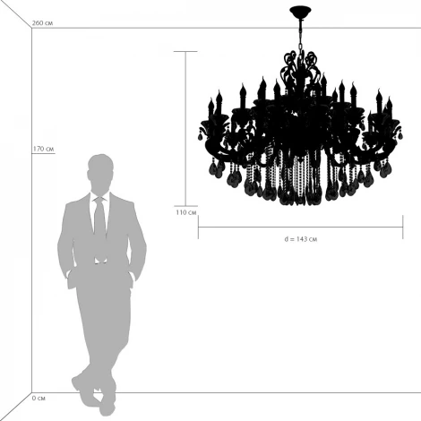 Подвесная люстра Osgona Ampollo 786242