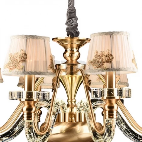 Подвесная люстра IDLamp Domenica 402/8-LEDOldbronze