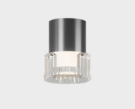 Потолочный светодиодный светильник Italline IT014-0202 dark silver (220V, круглые)