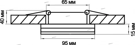 Встраиваемый точечный светильник Lightstar Maturo 070264