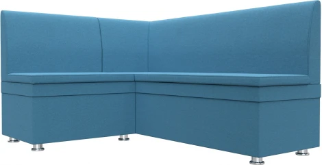 Диван кухонный угловой Уют левый угол (Голубой/Рогожка) Лига Диванов арт.124134L