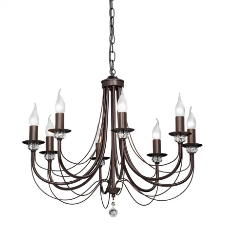 Подвесная люстра Vitaluce V1798-8/8 (220V, на цепи, свеча)