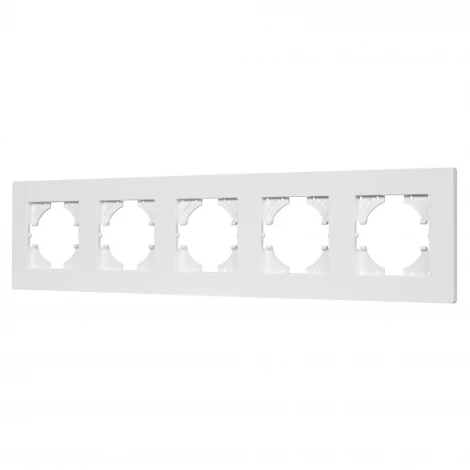 Рамка пластиковая FRM-PERIO-PL-5-WH (Arlight) 049762