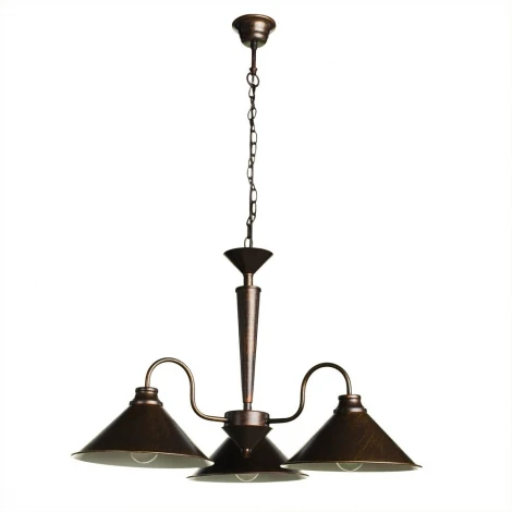 Подвесная люстра Arte Lamp Bevel A9330LM-3BR (220V, на цепи)
