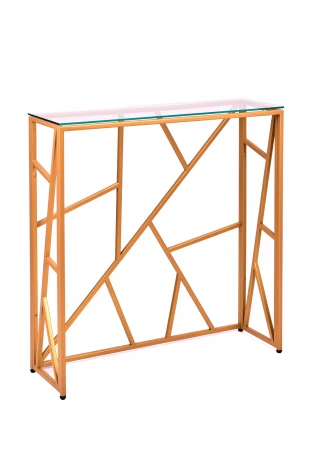 Консольный стол AllConsoles 1054-CG clear золотой