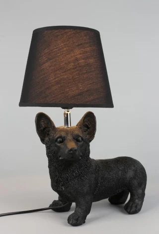 Интерьерная настольная лампа Omnilux Banari OML-16304-01 (220V, выключатель, собака)