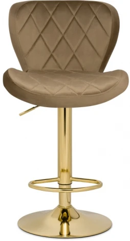 Барный стул Woodville Porch dark beige / golden 15505