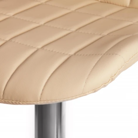 Стул барный AVIONIC (mod. KY712A) белый/хром (металл/экокожа)