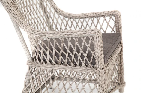 Плетеное кресло из искусственного ротанга, цвет бежевый 4SIS Латте YH-C1619W-2 beige