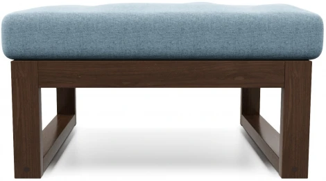 Пуф Arsko Амбер орех голубая рогожка