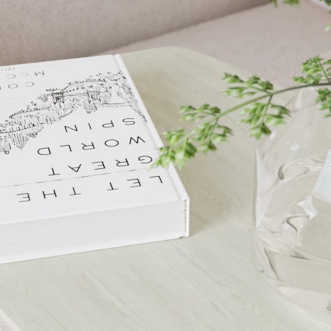 Стол придиванный Дей дуб жемчужный/черный Mebelik 008958