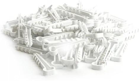 Дюбель-хомут для плоского кабеля (5-10мм) белый 100 шт. Stekker 39859